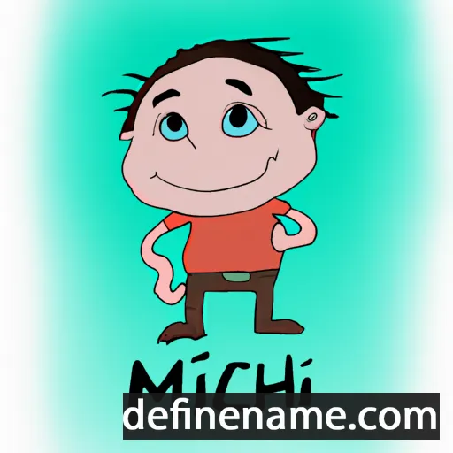 cartoon of the name Michil