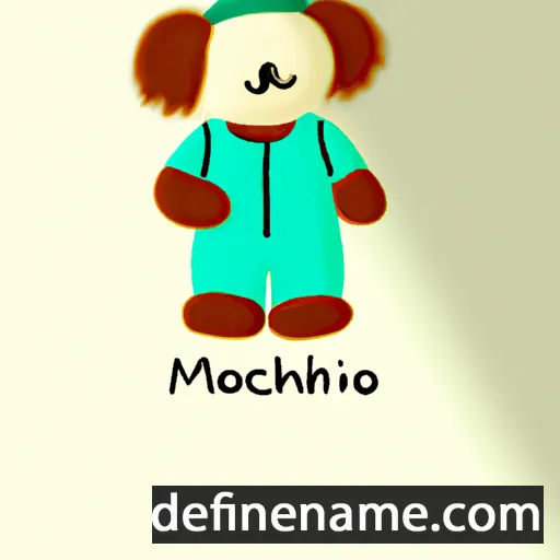 cartoon of the name Michitarou