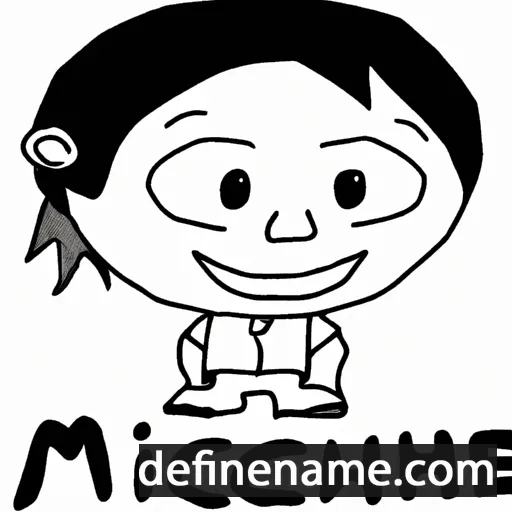 cartoon of the name Michiye