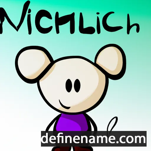 cartoon of the name Michôł