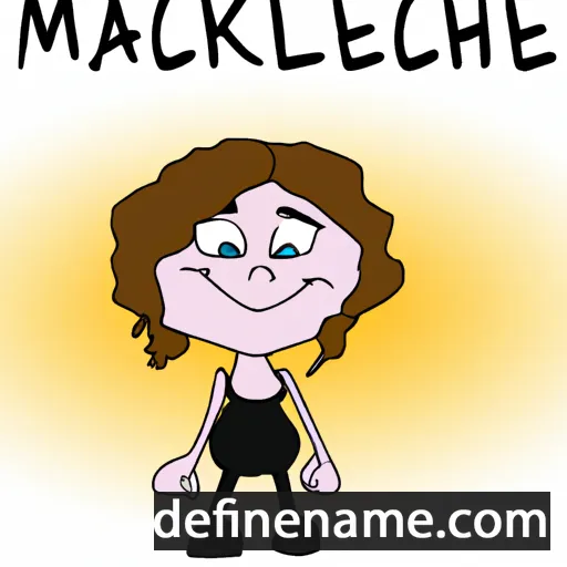 cartoon of the name Mickalene