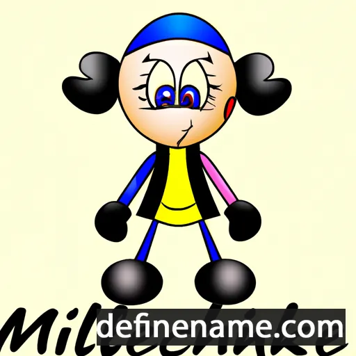 Mickaline cartoon