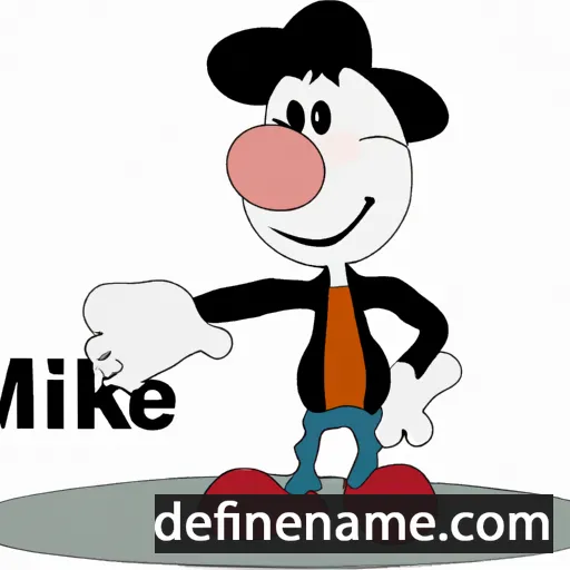 cartoon of the name Micke