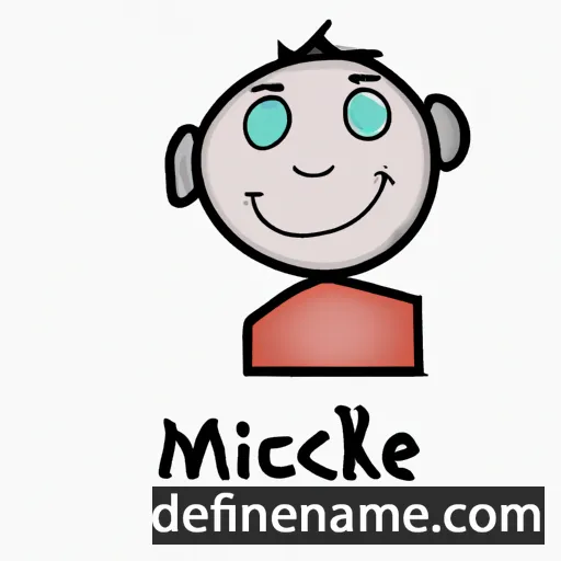 cartoon of the name Mickel