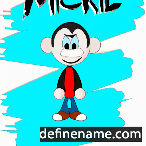 cartoon of the name Micki