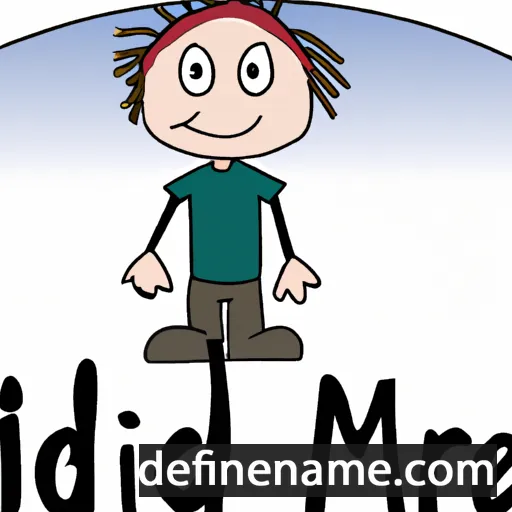 cartoon of the name Midgie