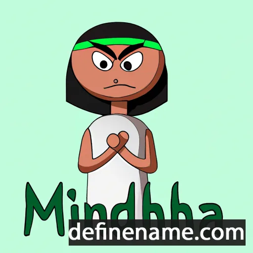 cartoon of the name Midhuna