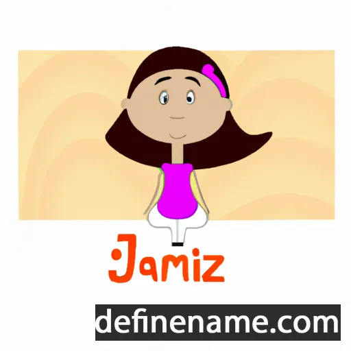 cartoon of the name Jázmin