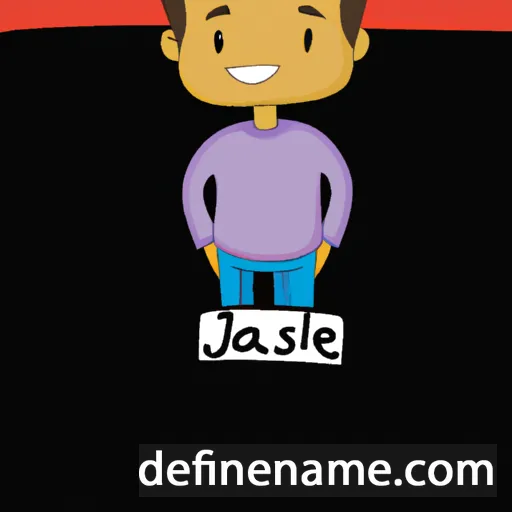 cartoon of the name Jasiel