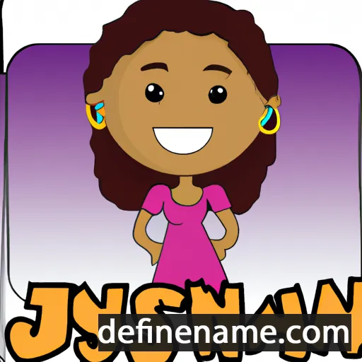 cartoon of the name Jaslyn