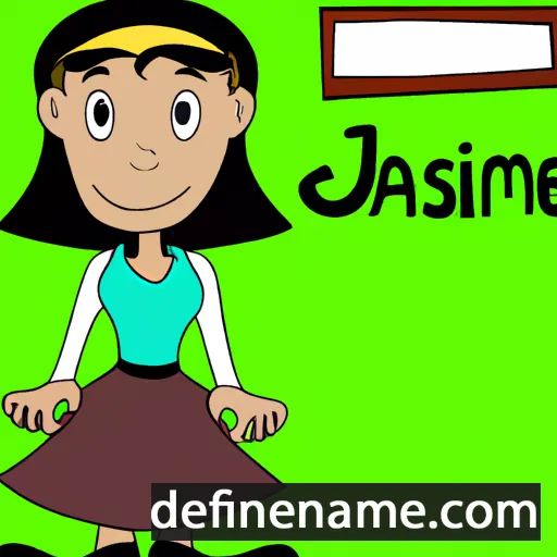 cartoon of the name Jasmin