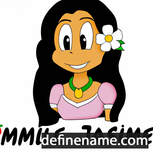 cartoon of the name Jasmine