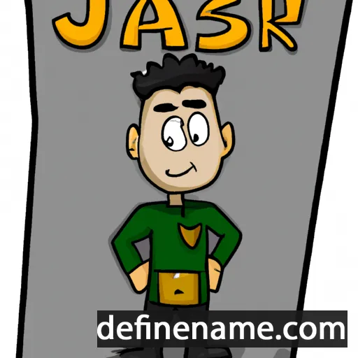 cartoon of the name Jasur