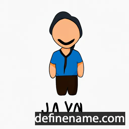 cartoon of the name Javan