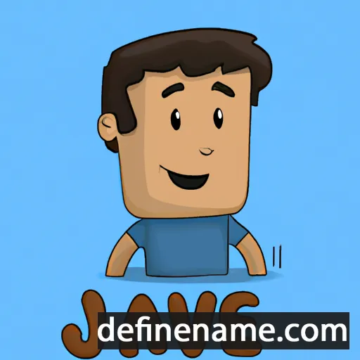 cartoon of the name Javier