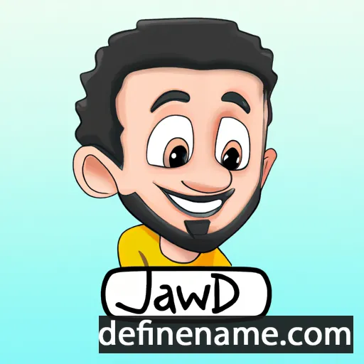 cartoon of the name Jawad