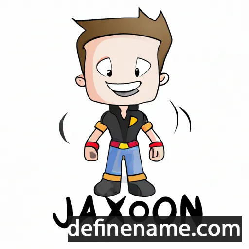 cartoon of the name Jaxon