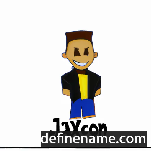 cartoon of the name Jaxxon