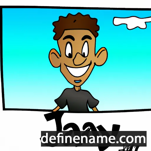 cartoon of the name Jay