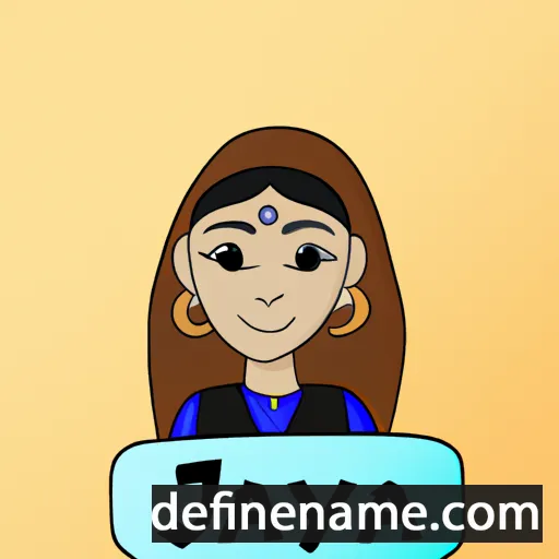 cartoon of the name Jaya