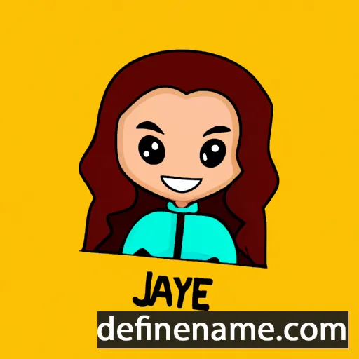 cartoon of the name Jayde