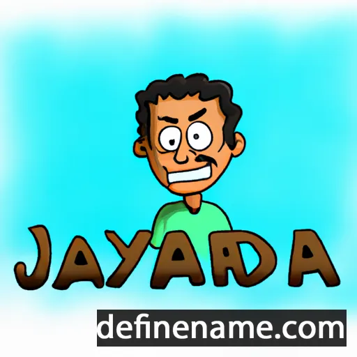 cartoon of the name Jayendra