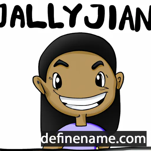 cartoon of the name Jaylin