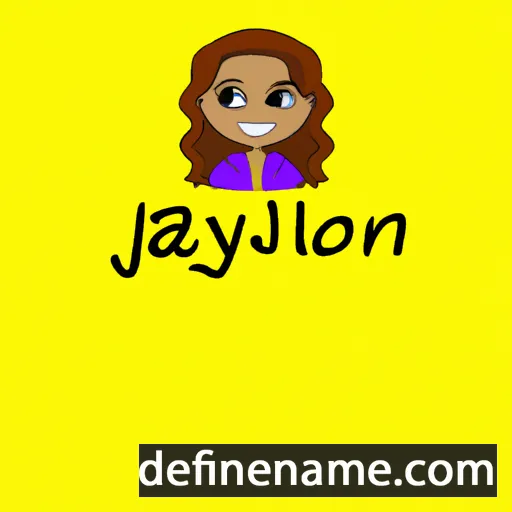 cartoon of the name Jaylyn