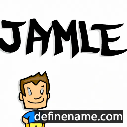 cartoon of the name Jayme