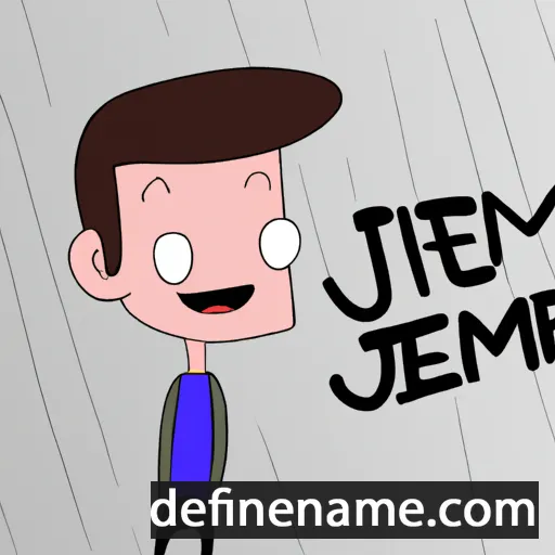 cartoon of the name Jérémie