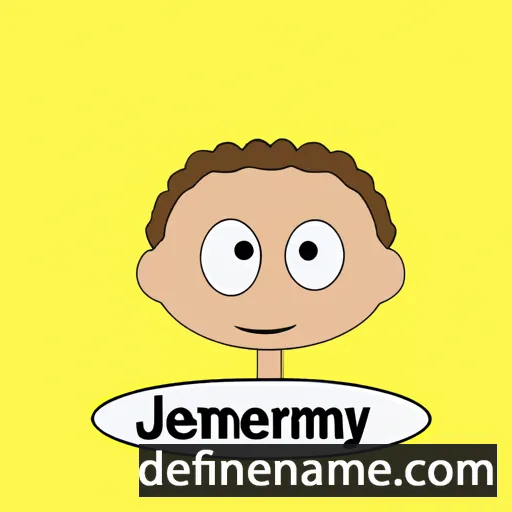 cartoon of the name Jérémy