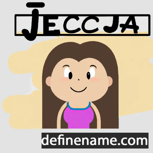 cartoon of the name Jésica