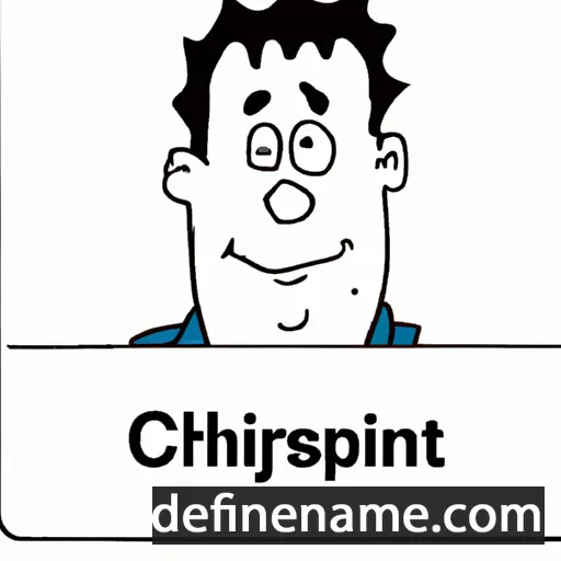 cartoon of the name Jean-Christophe