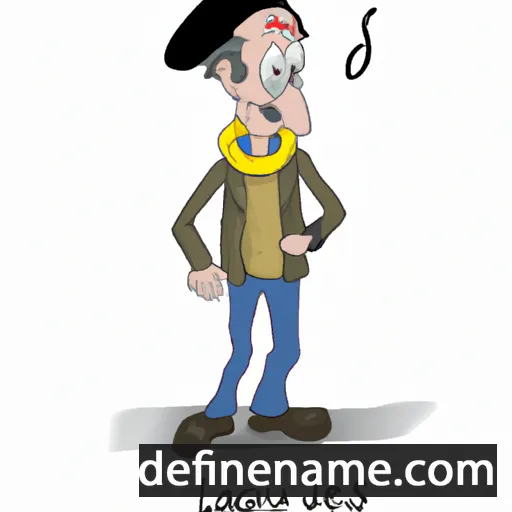 cartoon of the name Jean-Louis