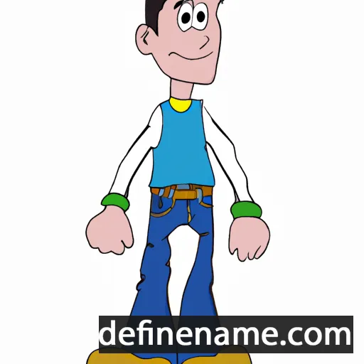 cartoon of the name Jean-Luc