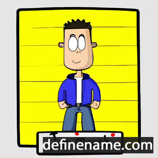 cartoon of the name Jean-Marc