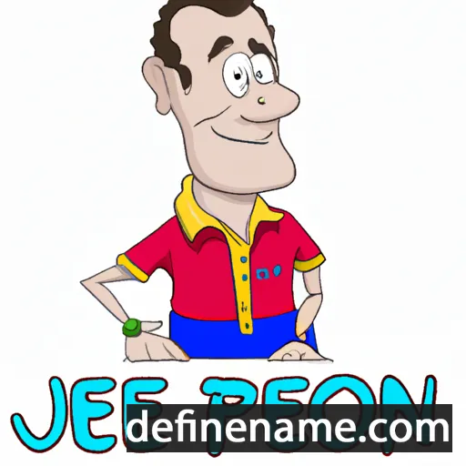 cartoon of the name Jean-Pierre