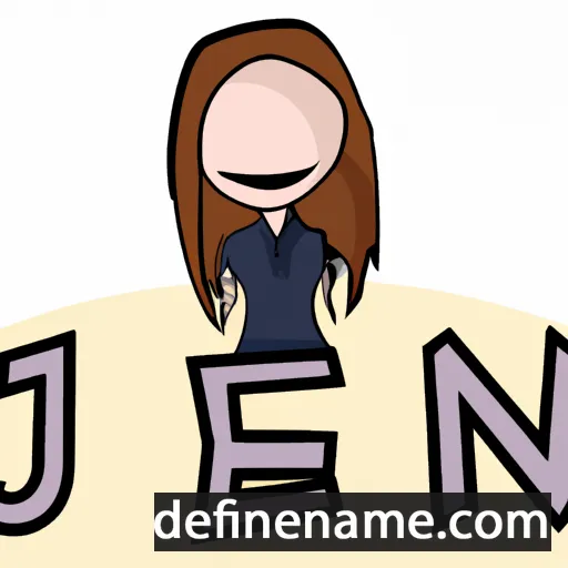 cartoon of the name Jeana