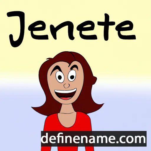 cartoon of the name Jeannette