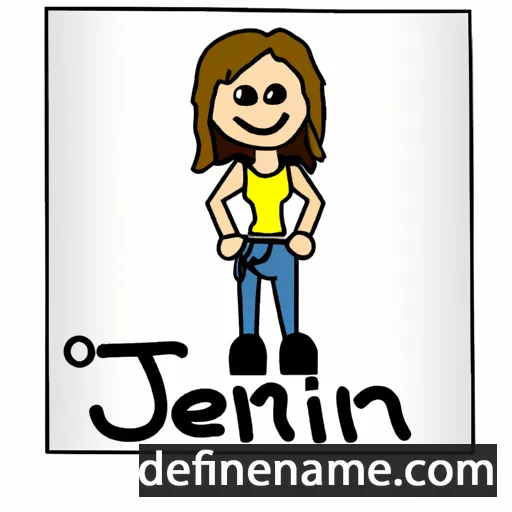 cartoon of the name Jeannie