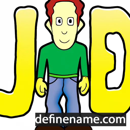 cartoon of the name Jed