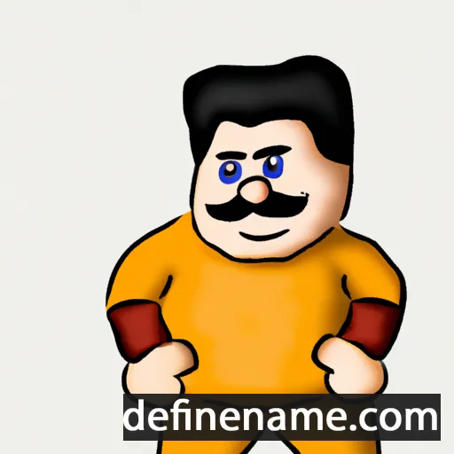 cartoon of the name Jeetendra