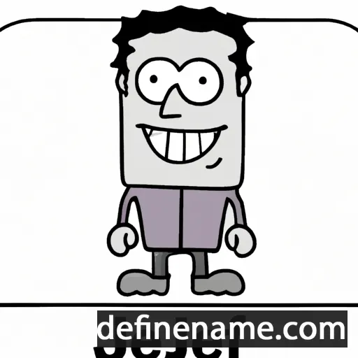 cartoon of the name Jeff