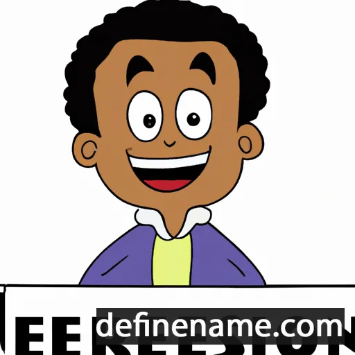 cartoon of the name Jefferson