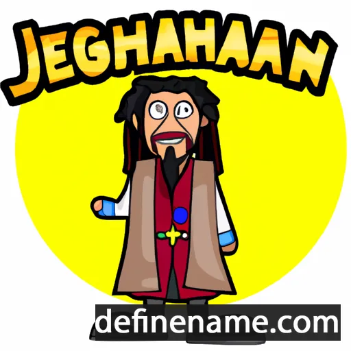 cartoon of the name Jehohanan