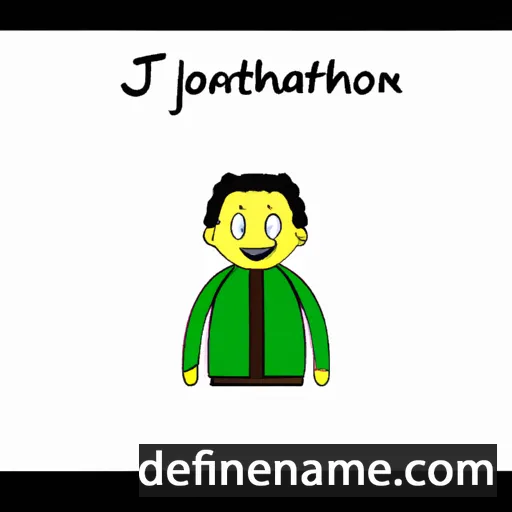 cartoon of the name Jehonathan