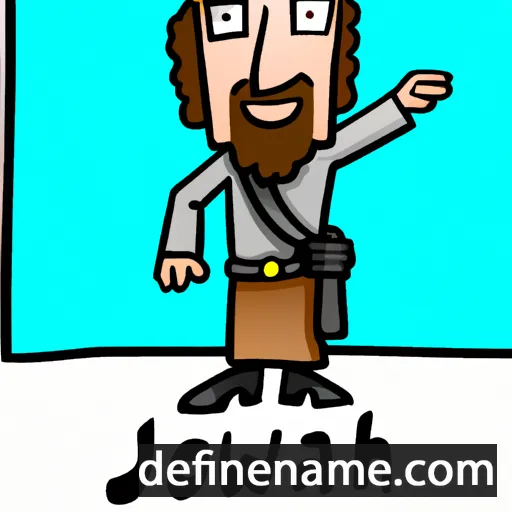 cartoon of the name Jehovah