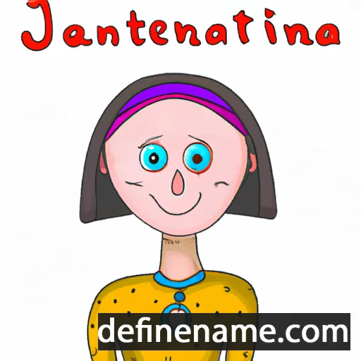 cartoon of the name Jekaterina