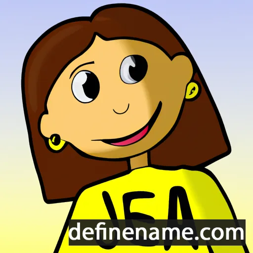 cartoon of the name Jela