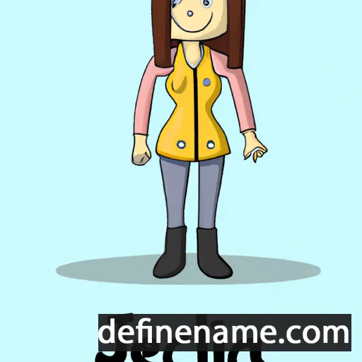 cartoon of the name Jelica